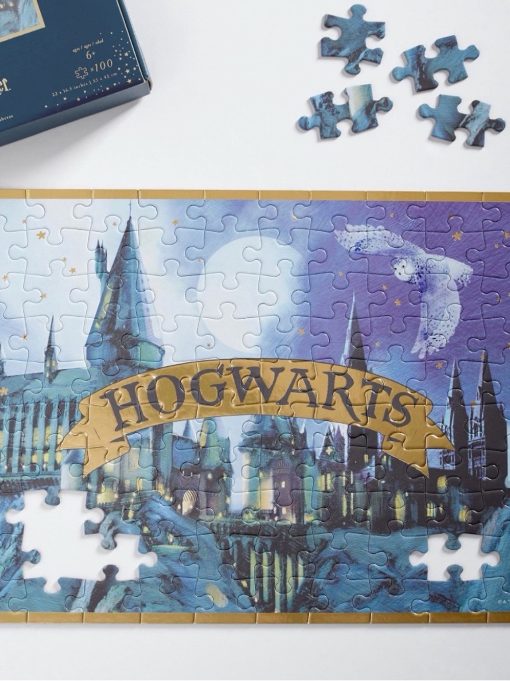 Pottery Barn Kids Hogwarts 100-Piece Harry Potter Jigsaw Puzzle